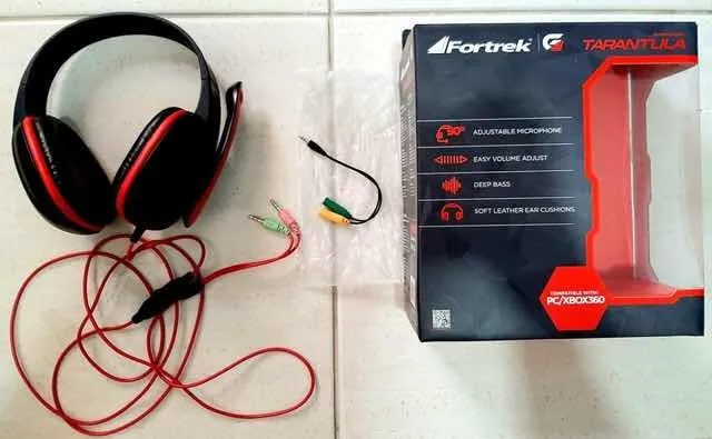 14966 headset fortrek tarantula mercado livre 3