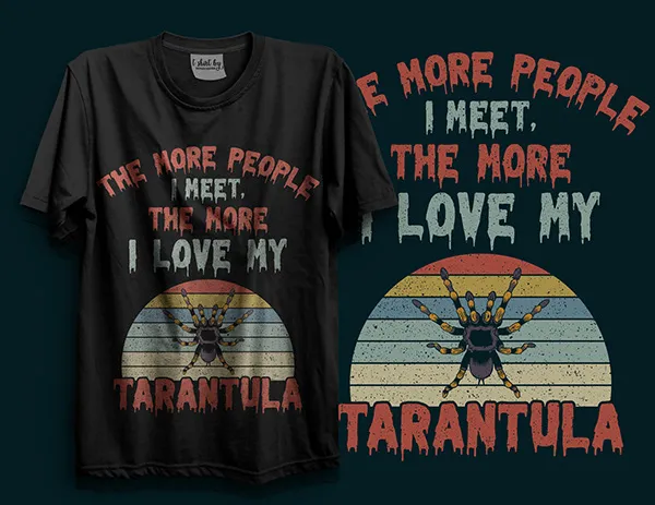 14992 tarantula tshirt logo audience